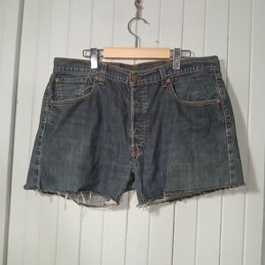vintage levis 501 cutoff jeans short